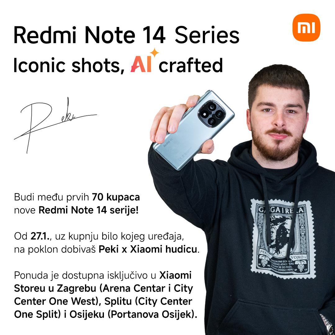 Galerija Poznati reper postao zaštitno lice nove Redmi Note 14 serije