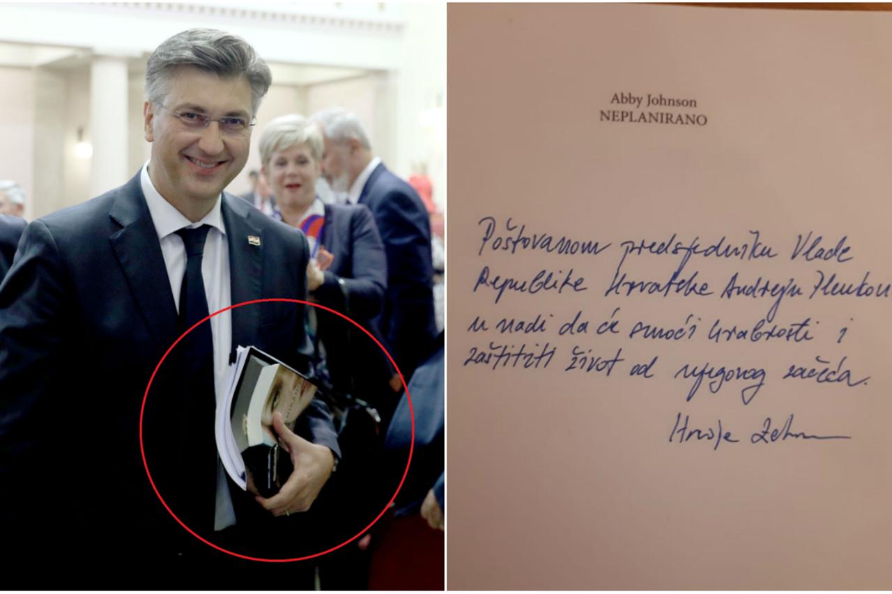 Zekanović Plenkoviću poklonio knjigu o pobačaju