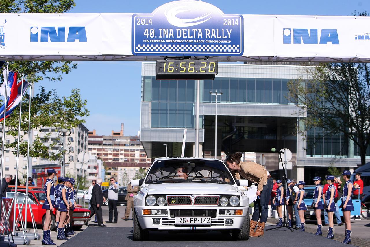 09.05.2014., Zagreb - Gradonacelnik Milan Bandic otvorio 40. INA Delta rally.  Photo: Luka Stanzl/PIXSELL