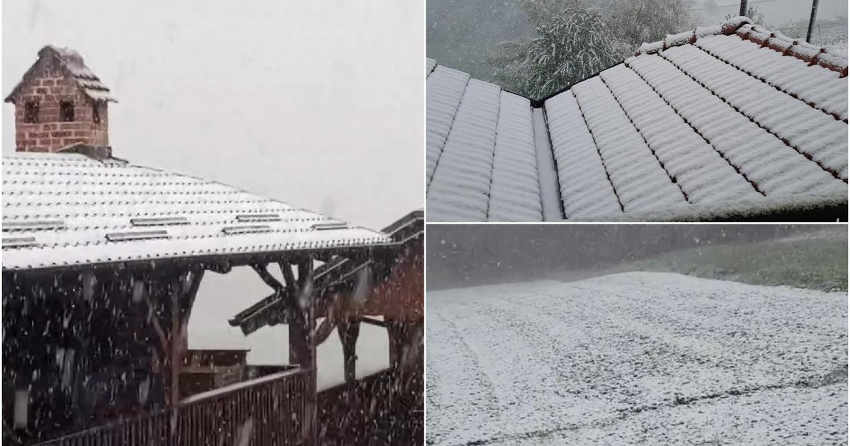 FOTO Snijeg Zabijelio Zagorje Pogledajte Nevjerojatne Prizore