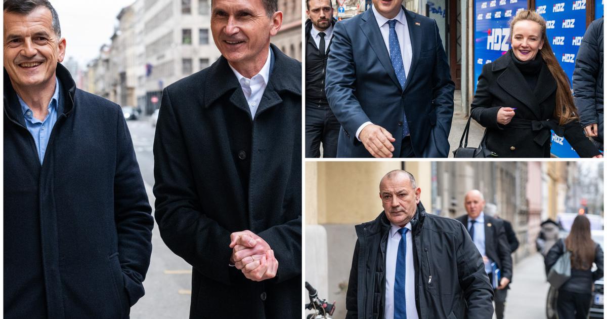 Foto Hdz Ovci Se Okupili Nakon Poraza Plenkovi I Primorac Stigli