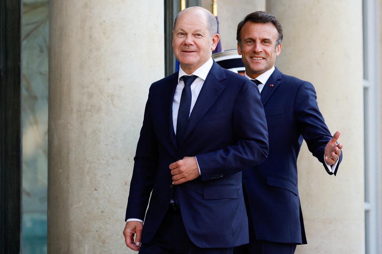 German, Polish and French leaders meet at the Elysee Palace in Paris