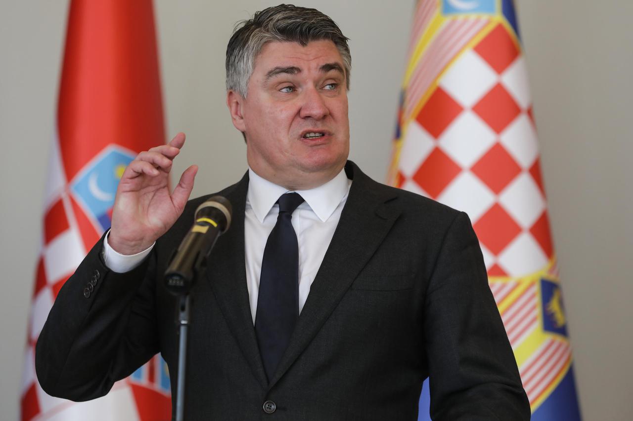 Zagreb: Predsjednik Zoran Milanović održao je konfereniju za medije