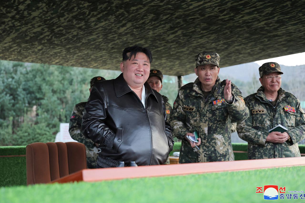 North Korea's Kim visits tank unit of the Korean People's Army