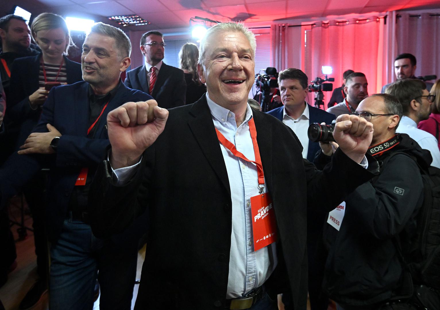 Ranko Ostojić, nositelj SDP-ove liste u 10. izbornoj jedinici zadovoljan je s izlaznim anketama koji im daju 5 mandata