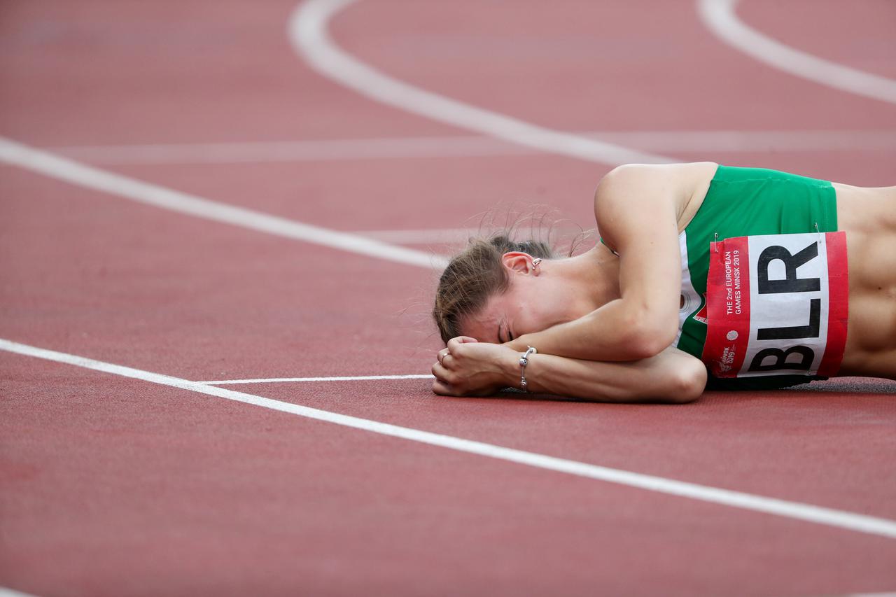 Belarusian sprinter Kristina Timanovskaya