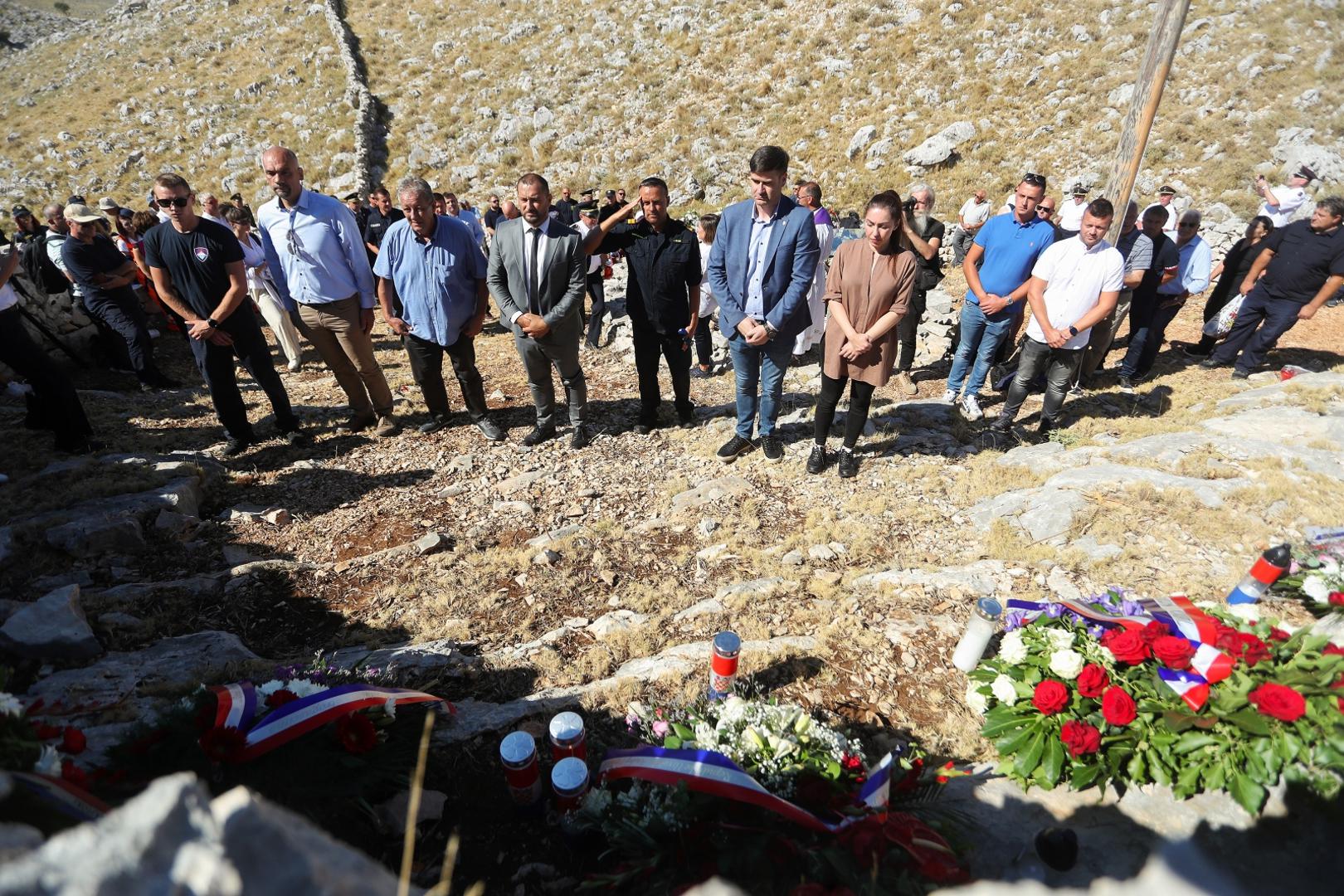 30.08.2021., Kornati - Na otoku Kornatu obiljezena je 14. obljetnica stradanja 12 vatrogasaca iz Tisnog, Vodica i Sibenika u Kornatskoj tragediji. 
Photo: Luka Stanzl/PIXSELL