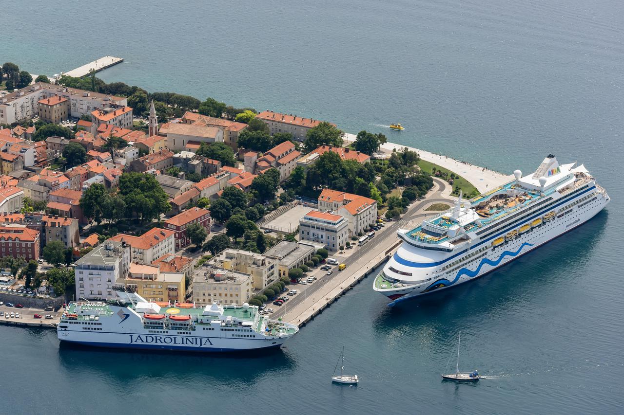 Pogled iz zraka na Grad Zadar