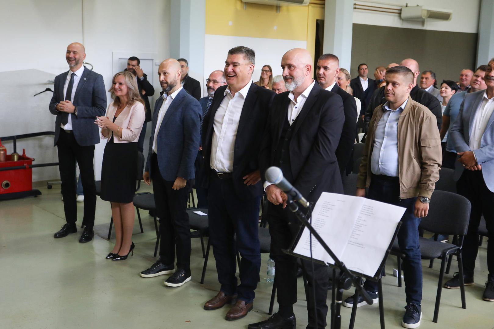 13.09.2024., Kamanje - Predsjednik RH Zoran Milanovic nazocio je svecanoj sjednici opcinskog vijeca Kamanje povodom Dana opcine. Photo: Kristina Stedul Fabac/PIXSELL