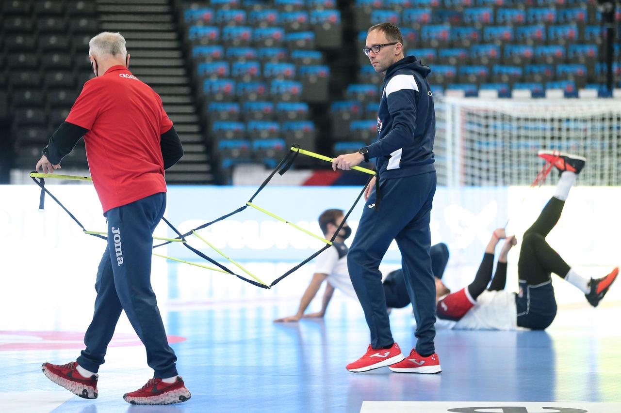 Budimpešta: Rukometaši Hrvatske odradili trening uoči sutrašnjeg sraza s Nizozemcima