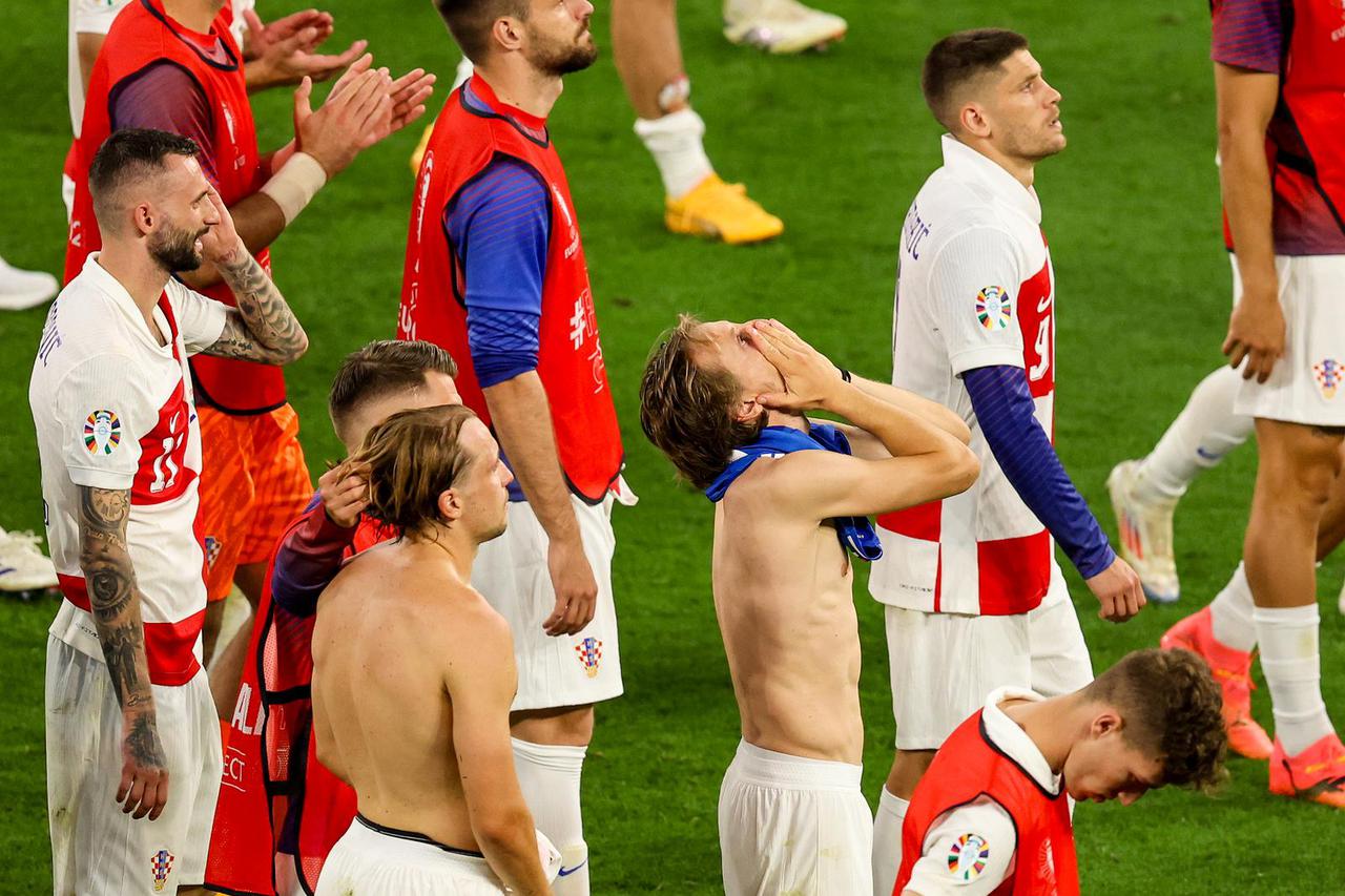 Leipzig: U posljednjem trećem kolu skupine B na EURU hrvatska nogometna reprezentacija je odigrala 1-1 protiv Italije 