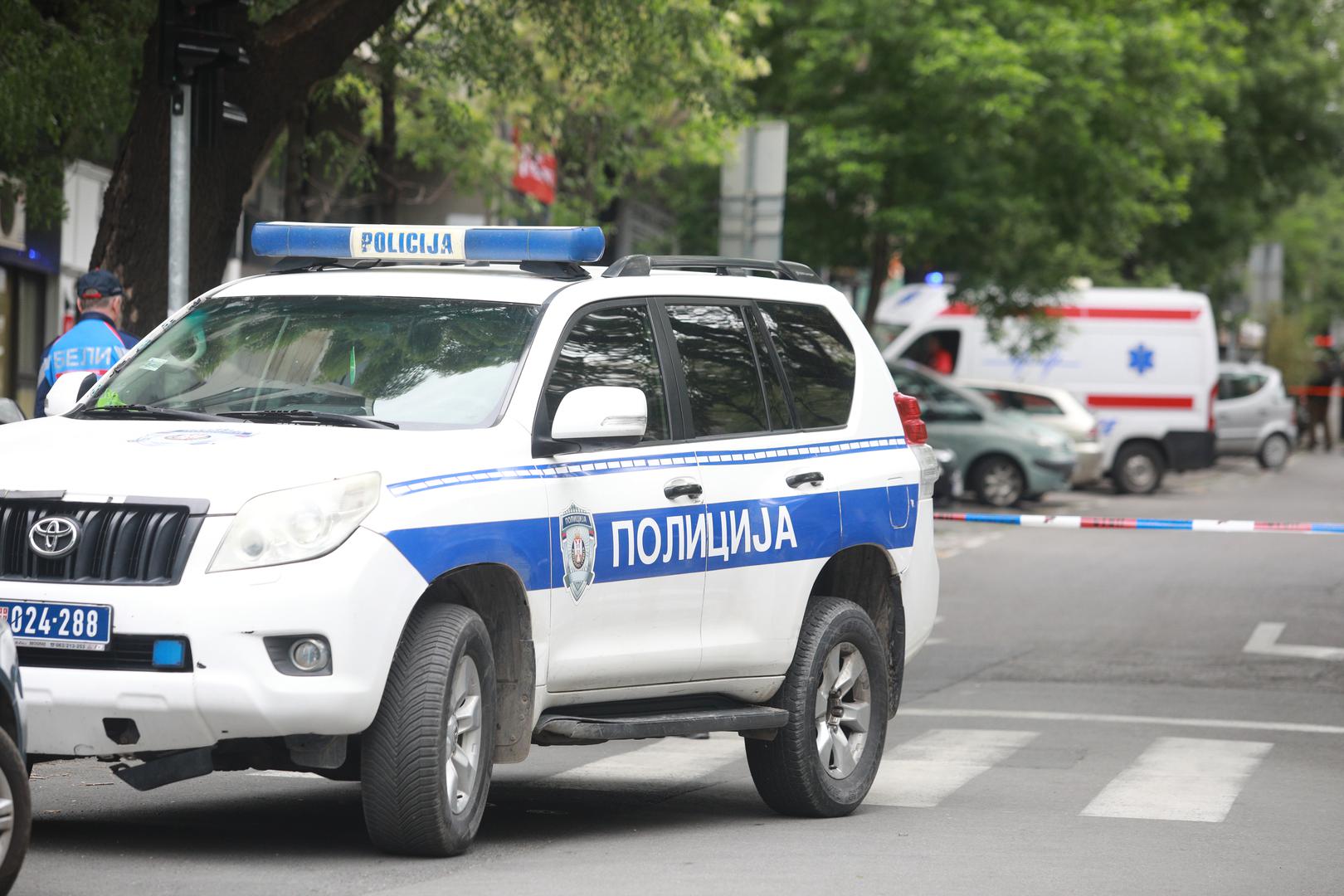 03, May, 2023, Belgrade - A student of the seventh grade of the Elementary School "Vladislav Ribnikar" is suspected to have fired a pistol at the security guard, the teacher and the students this morning.   

03, maj, 2023, Beograd - Ucenik sedmog razreda Osnovne skole "Vladislav Ribnikar" kako se sumnja, pucao je jutros iz pistolja na obezbeđenje, nastavnicu i ucenike.    Photo: Milos Tesic/ATAImages/PIXSELL