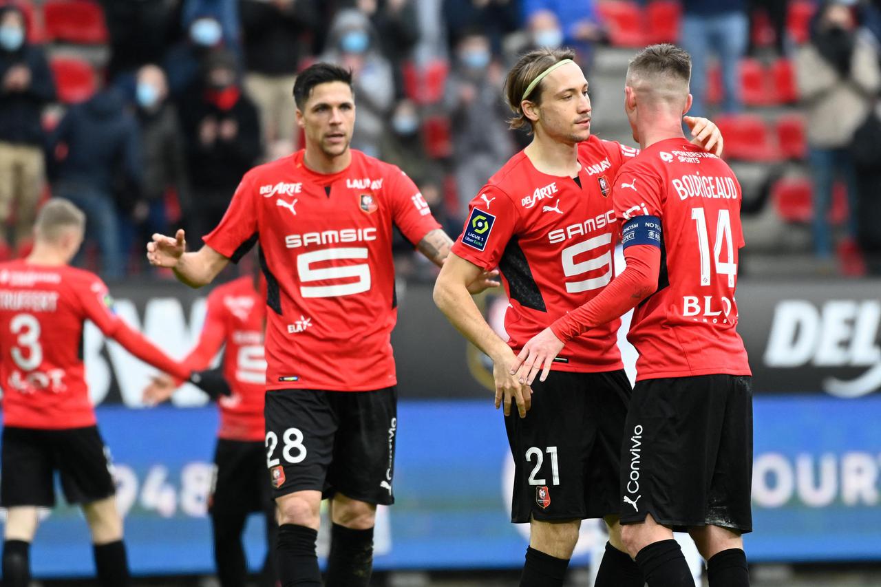 Match de Ligue 1 Uber Eats "Rennes - Bordeaux (6-0)" au stade Roazhon Park