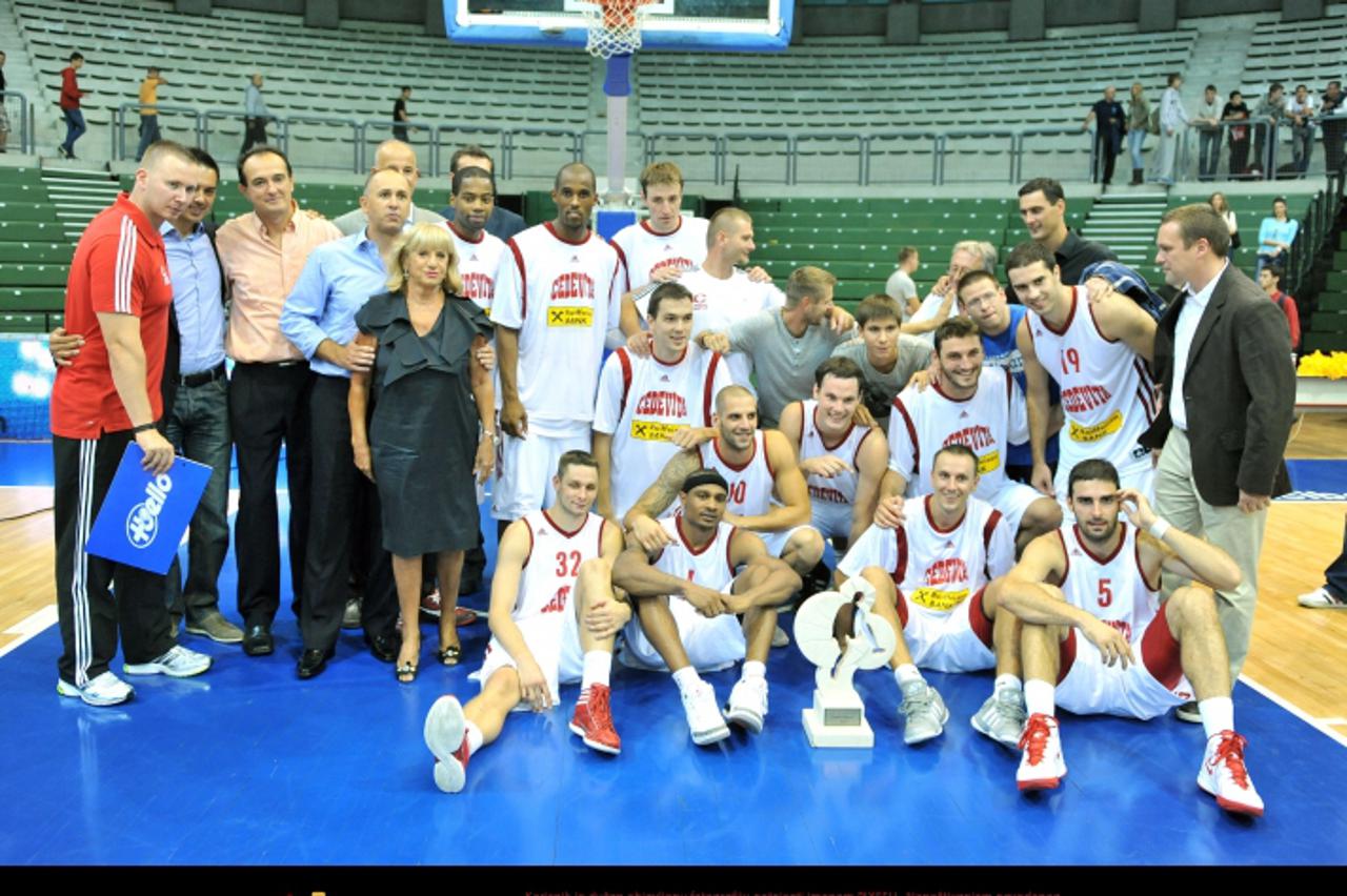 '22.09.2011., Zagreb - Kosarkaski centar Drazen Petrovic, Kup Drazena Petrovica. Finalna utakmica, KK Cedevita - KK Zagreb.  Photo: Marko Lukunic/PIXSELL'