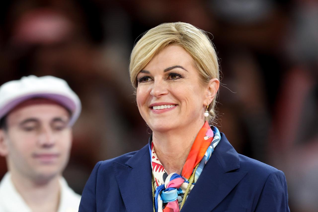 Olimpijske igre Pariz 2024., Kolinda Grabar-Kitarović uručila je zlatnu medalju Barbari Matić