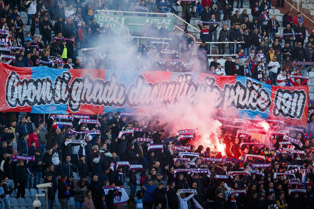 Split: Utakmica Hajduk - Slaven Belupo na dan obilježavanja 111. godina Hajduka