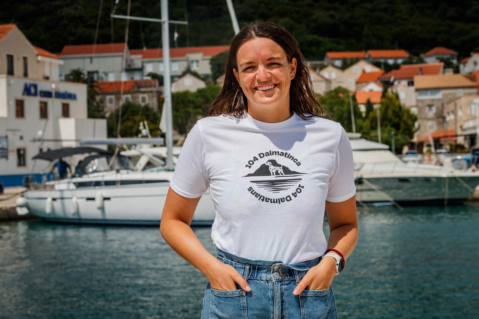 Dina Levačić u ACI marini Korčula