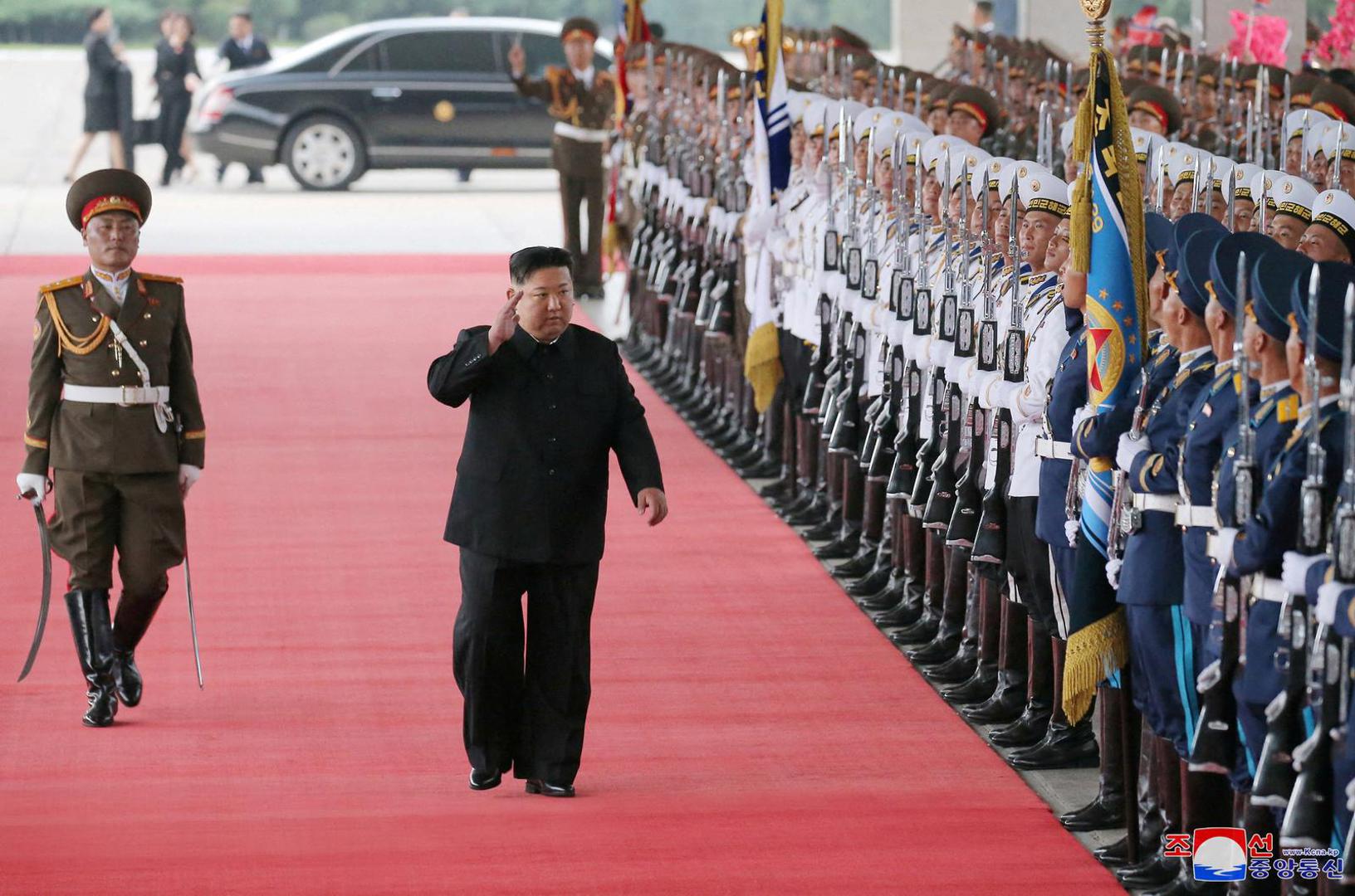 North Korean leader Kim Jong Un departs Pyongyang, North Korea, to visit Russia, September 10, 2023, in this image released by North Korea's Korean Central News Agency on September 12, 2023.   KCNA via REUTERS    ATTENTION EDITORS - THIS IMAGE WAS PROVIDED BY A THIRD PARTY. REUTERS IS UNABLE TO INDEPENDENTLY VERIFY THIS IMAGE. NO THIRD PARTY SALES. SOUTH KOREA OUT. NO COMMERCIAL OR EDITORIAL SALES IN SOUTH KOREA. Photo: KCNA/REUTERS