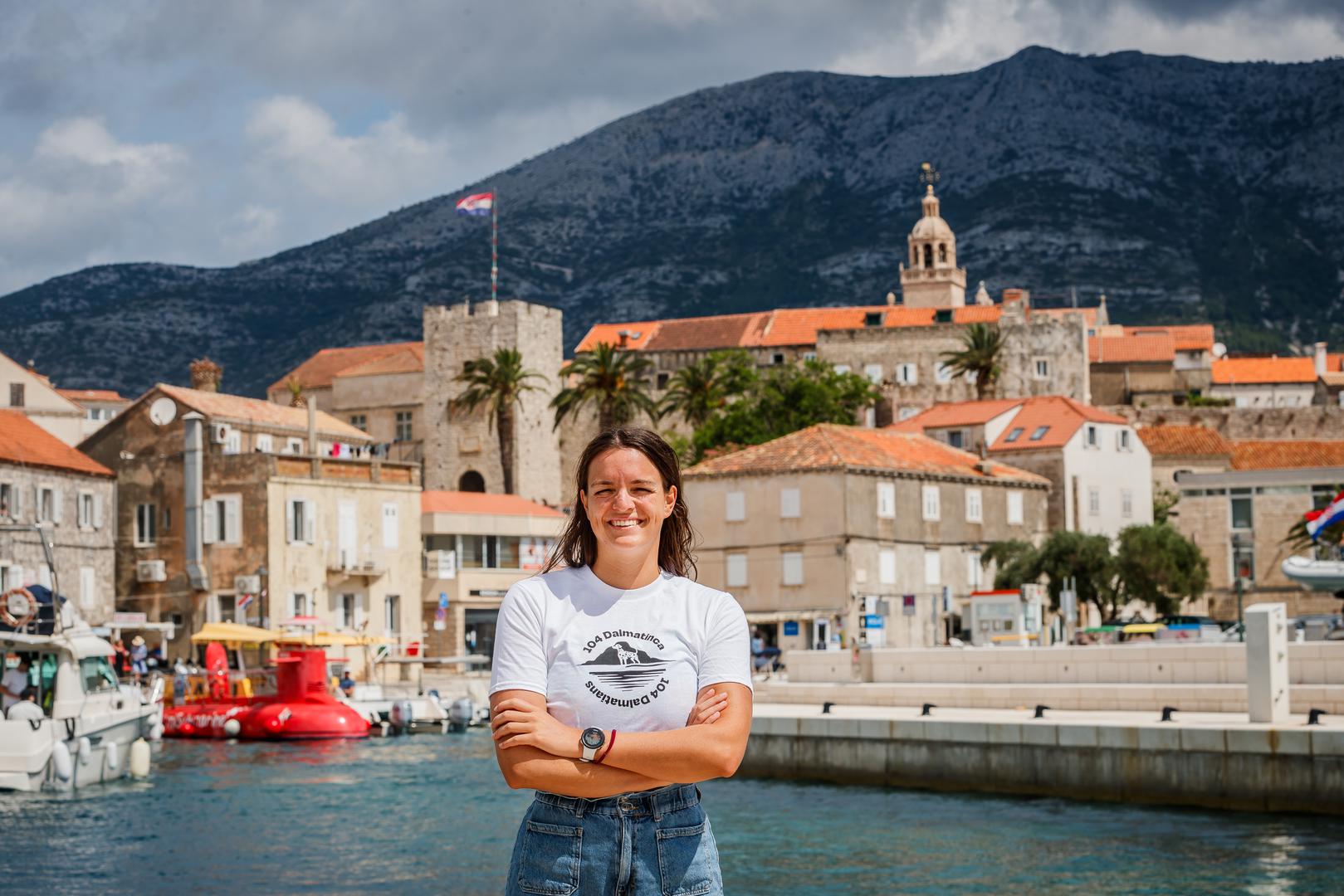 Dina Levačić u ACI marini Korčula