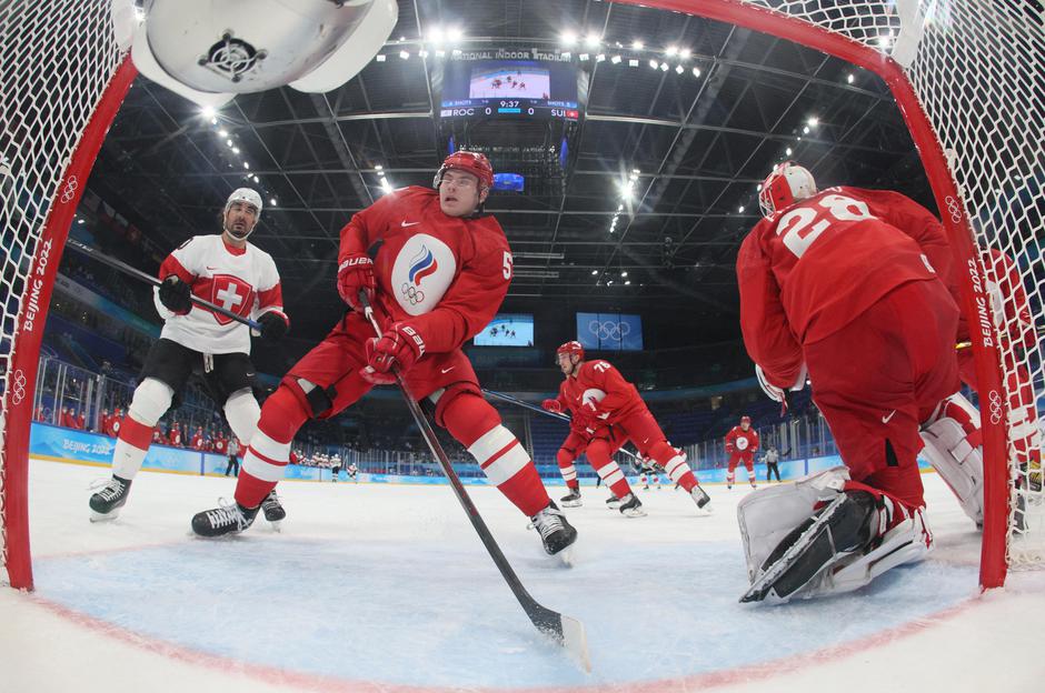 Ice Hockey - Men's Prelim. Round - Group B - Russian Olympic Committee v Switzerland