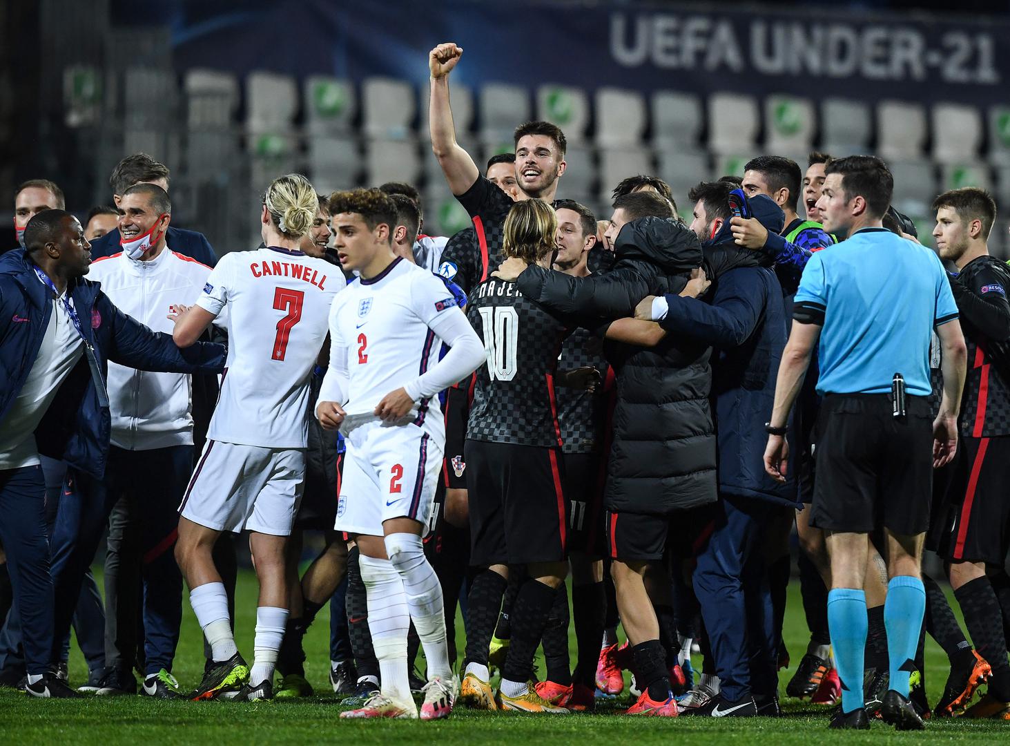 31.03.2021., stadion Bonifika, Koper, Slovenija - UEFA Europsko U21 prvenstvo, skupina D, Hrvatska - Engleska. Photo: Marko Lukunic/PIXSELL