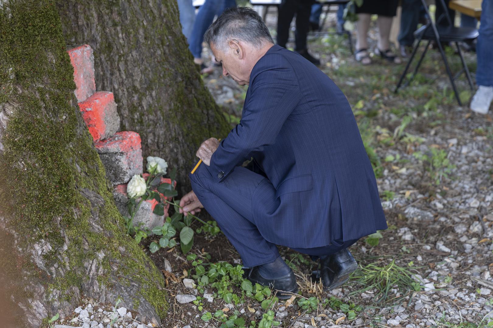 03.08.2023. Otocac - Centralna komemoracija za stradale Srbe u Oluji, koju organizira SNV "u znak sjecanje na egzodus Srba i sve stradale u ratu". Photo: Nikola Mraovic/PIXSELL