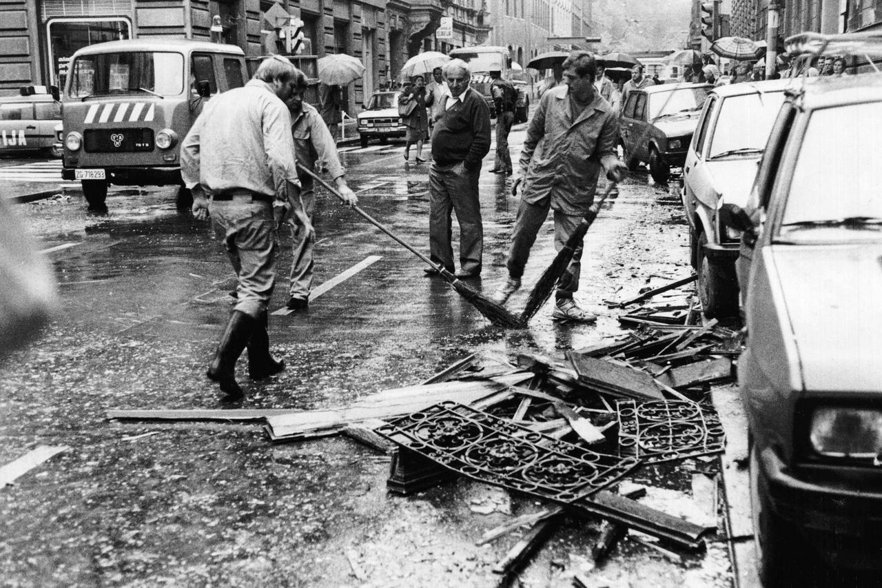 Eksplozija u Palmotićevoj u Zagrebu u kolovozu 1991.