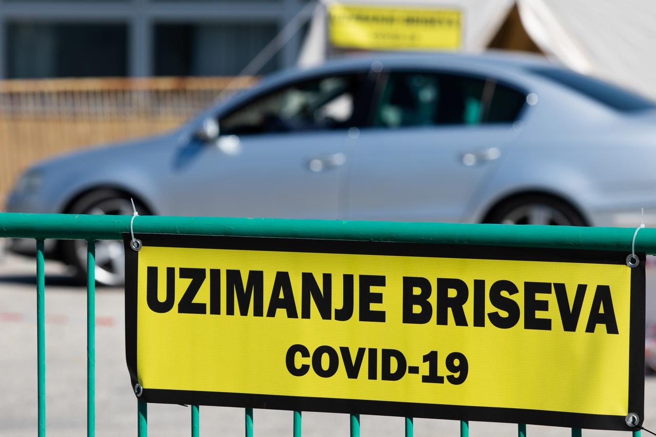 Uzimanje briseva za COVID-19