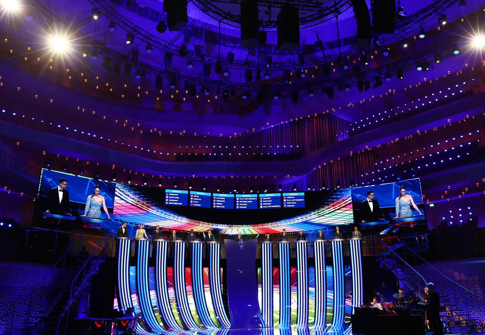 Soccer Football - UEFA Euro 2024 Final Draw - Elbphilharmonie Hamburg, Hamburg, Germany - December 2, 2023 General view during the draw REUTERS/Kai Pfaffenbach Photo: Kai Pfaffenbach/REUTERS