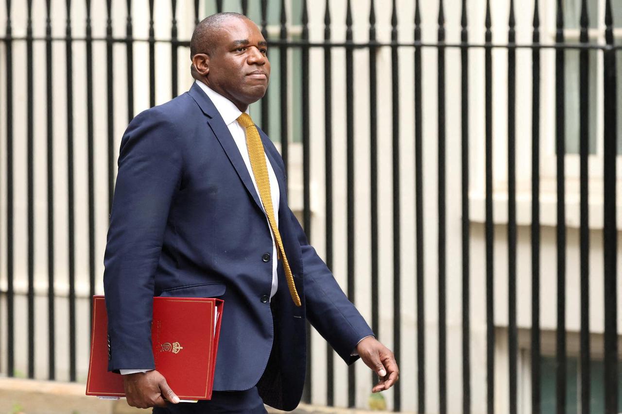 Britain's Foreign Secretary Lammy attends cabinet meeting in London