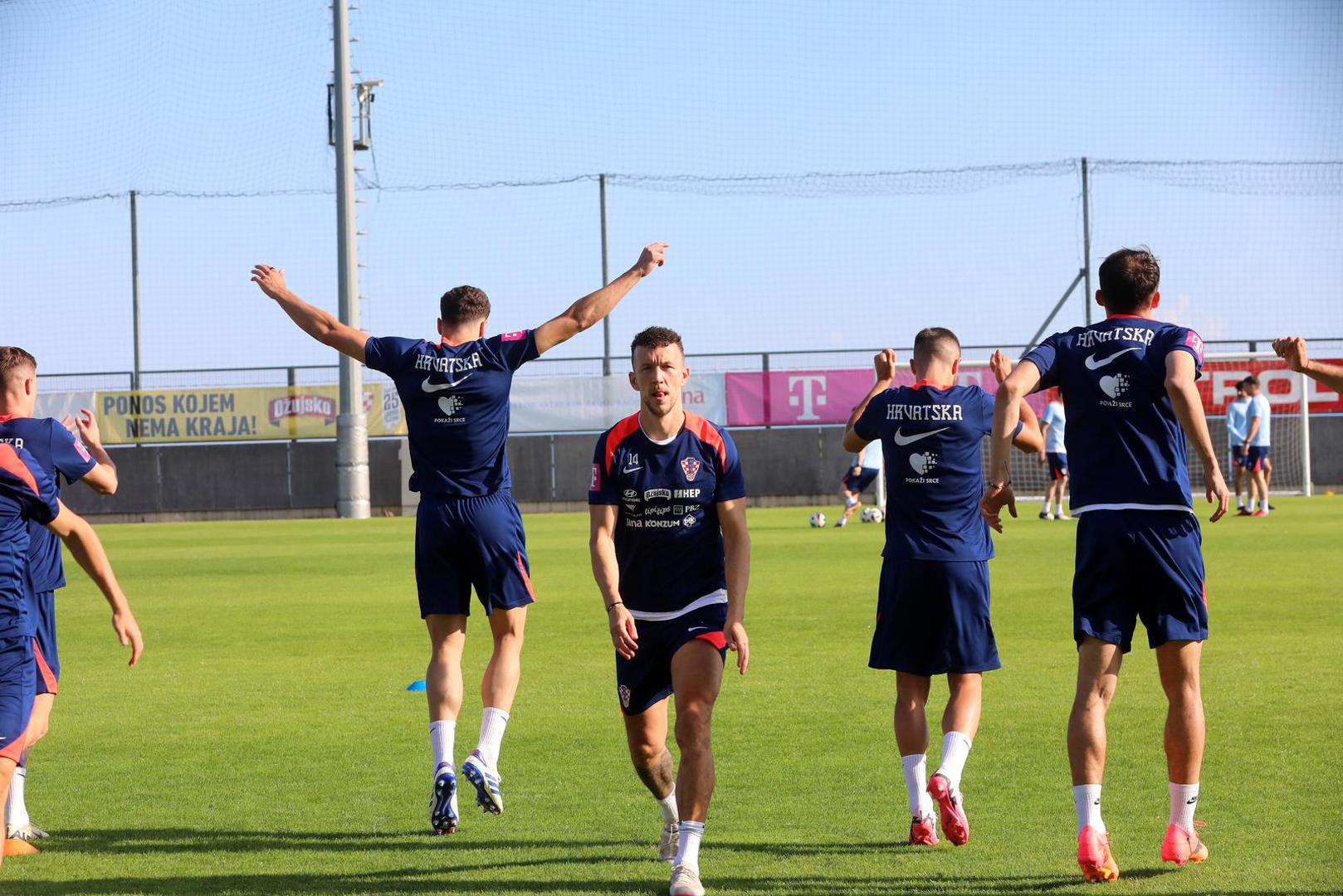 06.06.2024., Rijeka - Trening Hrvatske nogometne reprezentacije na pomocnom terenu stadiona na Rujevici. Photo: Goran Kovacic/PIXSELL