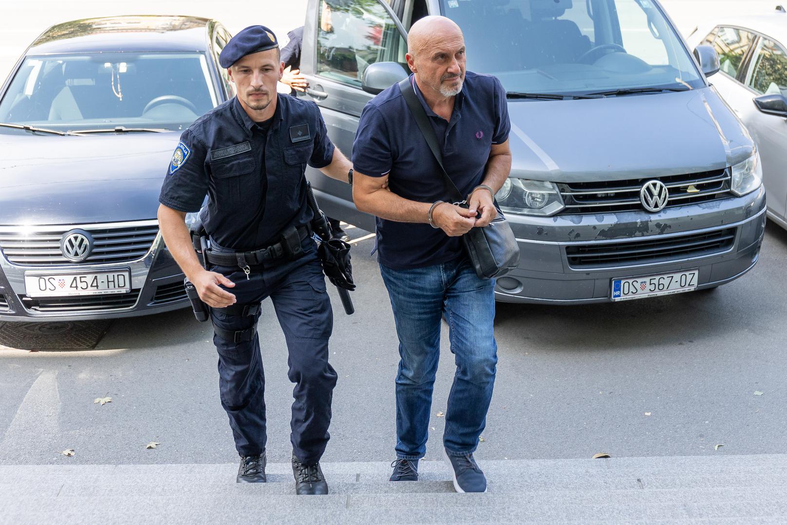 12.07.2022., Osijek - Osumnjiceni za mito i korupciju iz Pozege privedeni su na Zupanijski sud u Osijeku. Photo: Davor Javorovic/PIXSELL