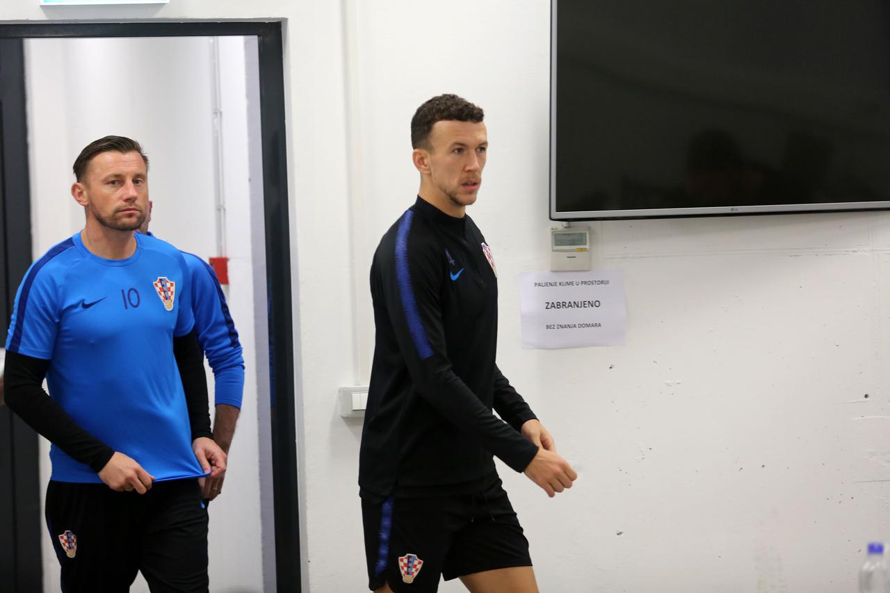 Rijeka: Ivan Perišić i Ivica Olić na konferenciji uoči prijateljske utakmice protiv Gruzije