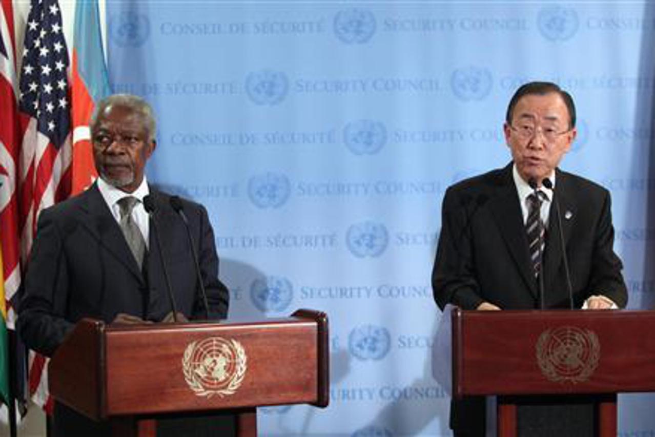 ban ki moon, kofi annan