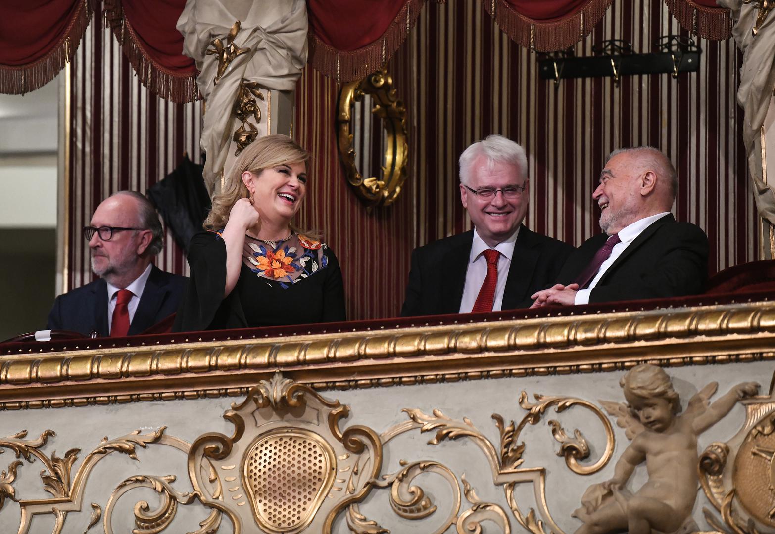 29.05.2022., Zagreb - Svecani koncert u povodu Dana drzavnosti i 30. obljetnice medjunarodnog priznanja Republike Hrvatske. Kolinda Grabar Kitarovic, Ivo Josipovic, Stipe Mesic Photo: Sandra Simunovic/PIXSELL