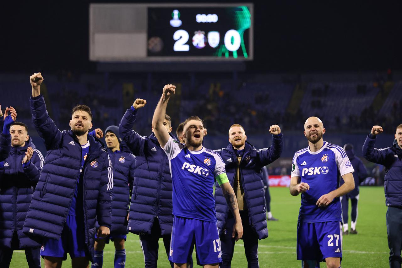 Europa Conference League - Round of 16 - First Leg - GNK Dinamo Zagreb v PAOK