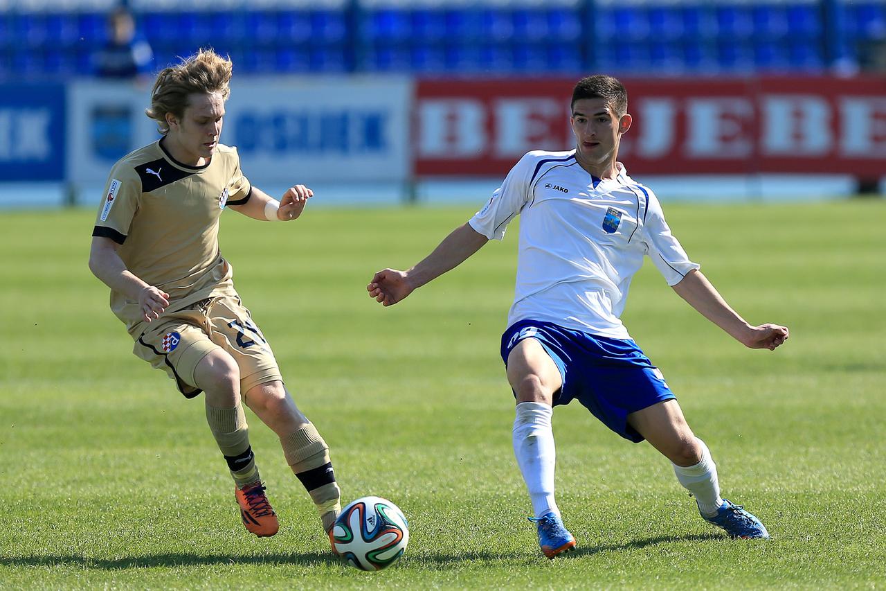 30.03.2014., stadion Gradski vrt, Osijek - MAXtv Prva liga, 28. kolo, NK Osijek - GNK Dinamo. Alen Halilovic i Steven Peter Ugarkovic.  Photo: Davor Javorovic/PIXSELL