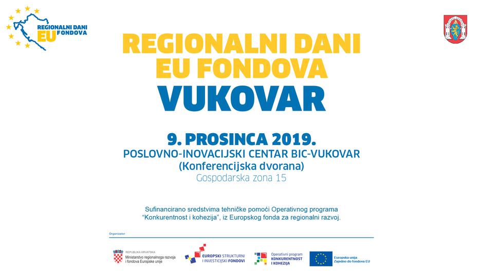 Regionalni dani EU fondova u Vukovaru