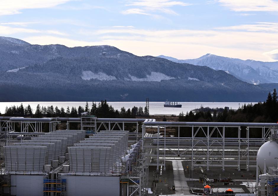 LNG Canada's liquified natural gas facility in Kitimat