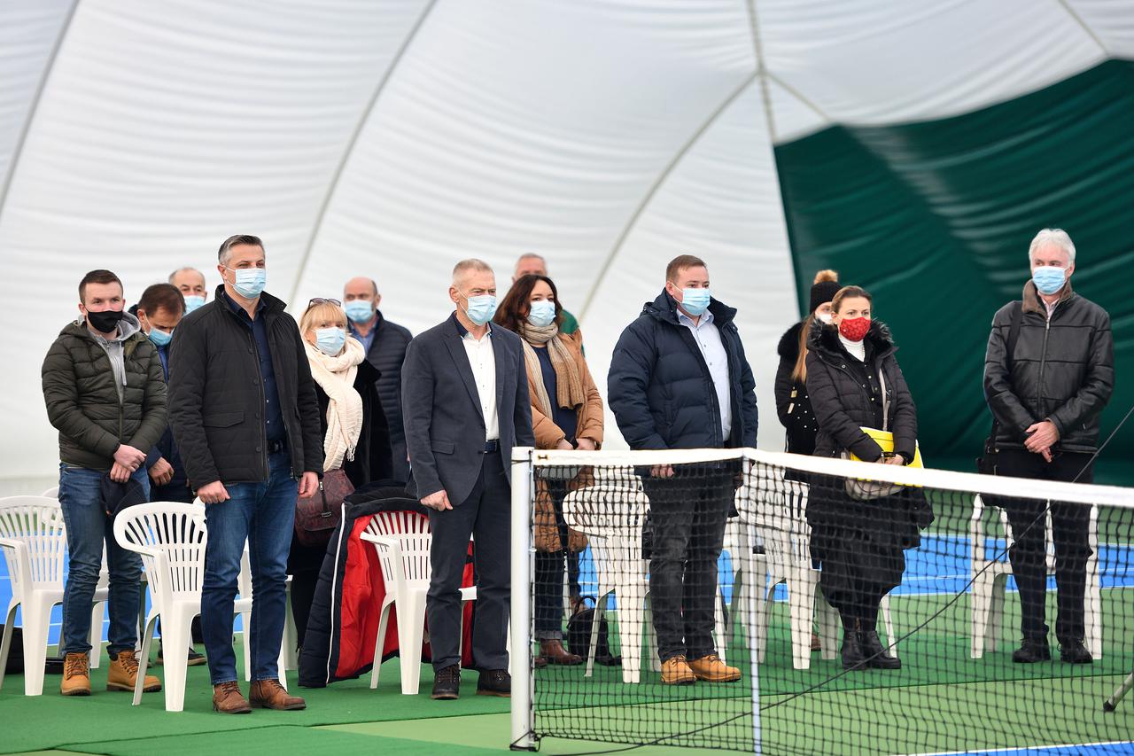 Otvorenje natkrivenih teniskih terena u sklopu budućeg Tenis centra Čakovec