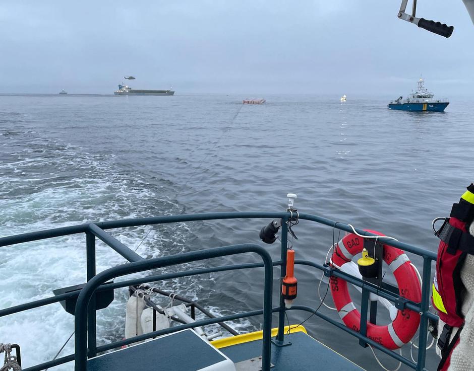 Cargo ships collide on the Baltic Sea