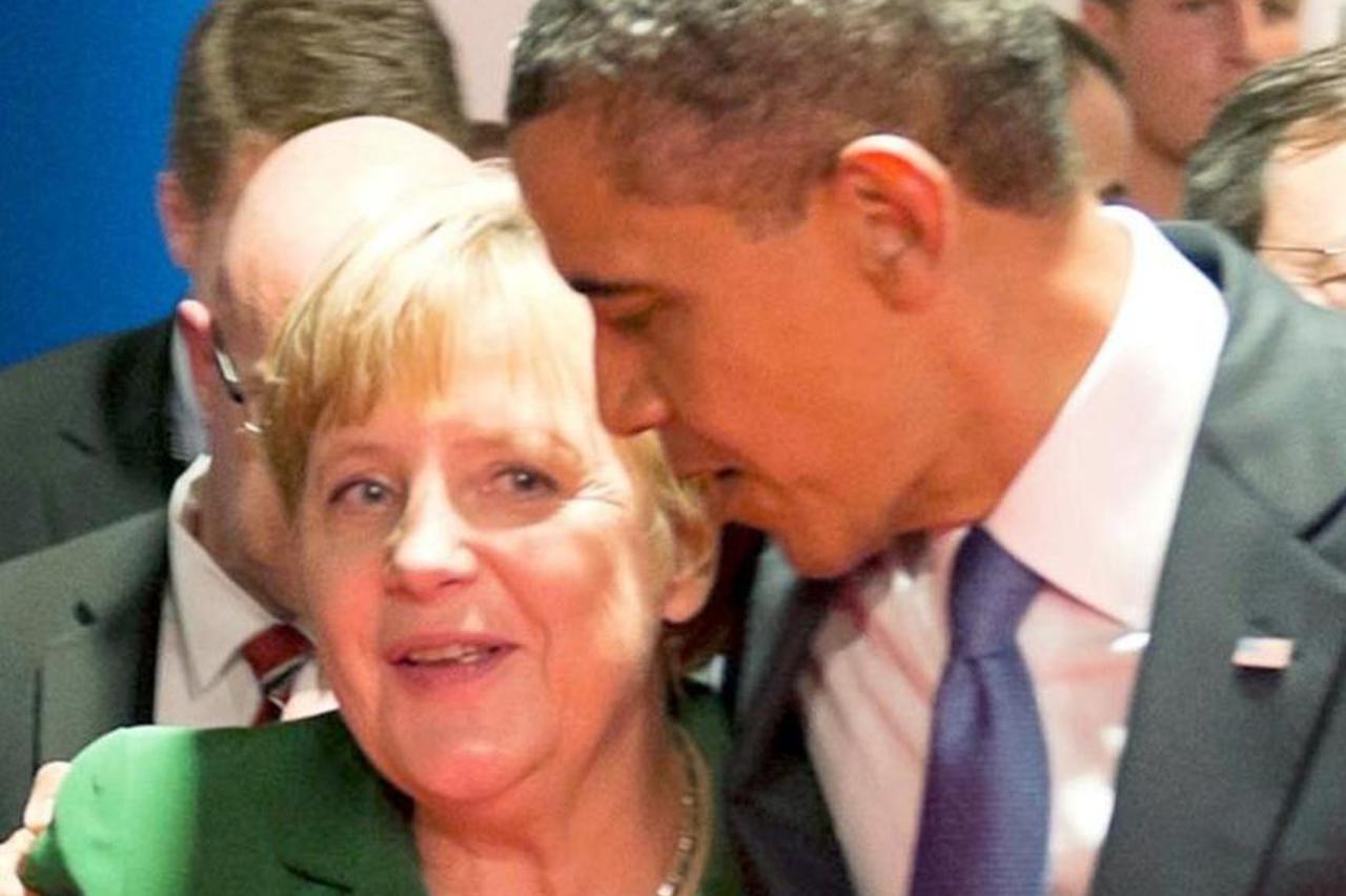 Angela Merkel Barrack Obama