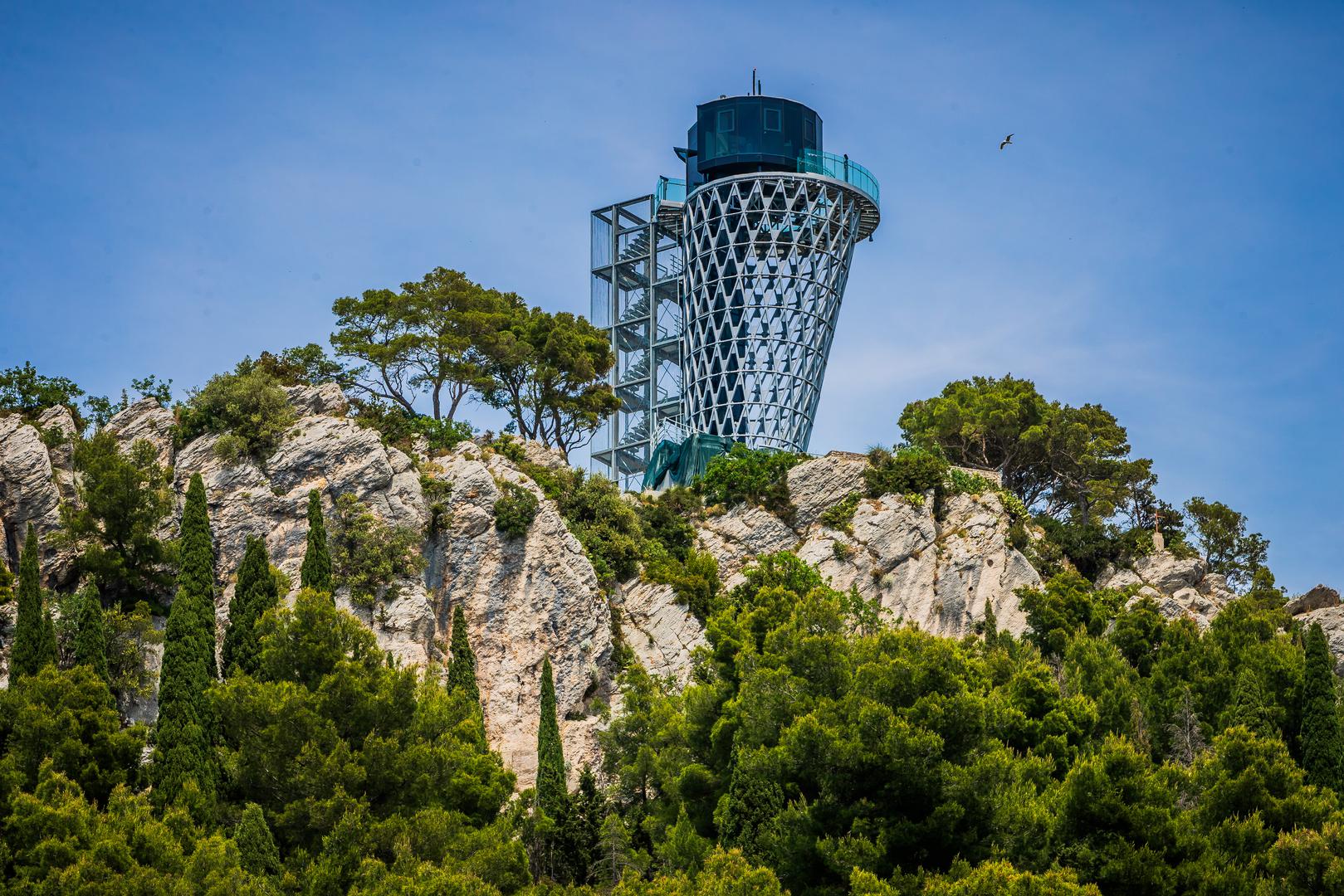 14.05.2024., Split - Pogled sa Juzne padine Marjana na novu Osmatracnicu. Photo: Zvonimir Barisin/PIXSELL