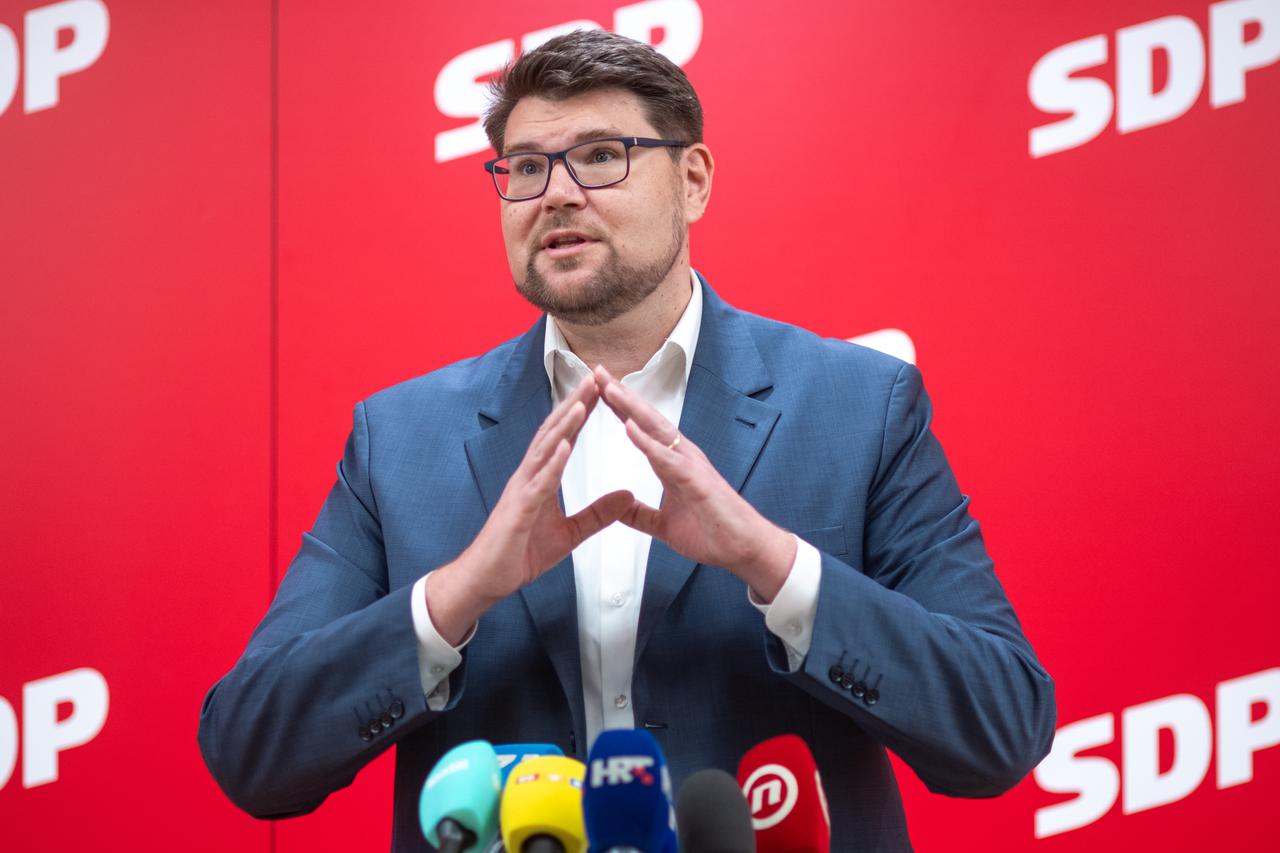 Zagreb: Peđa Grbin o unutarstranačkim izborima SDP-a