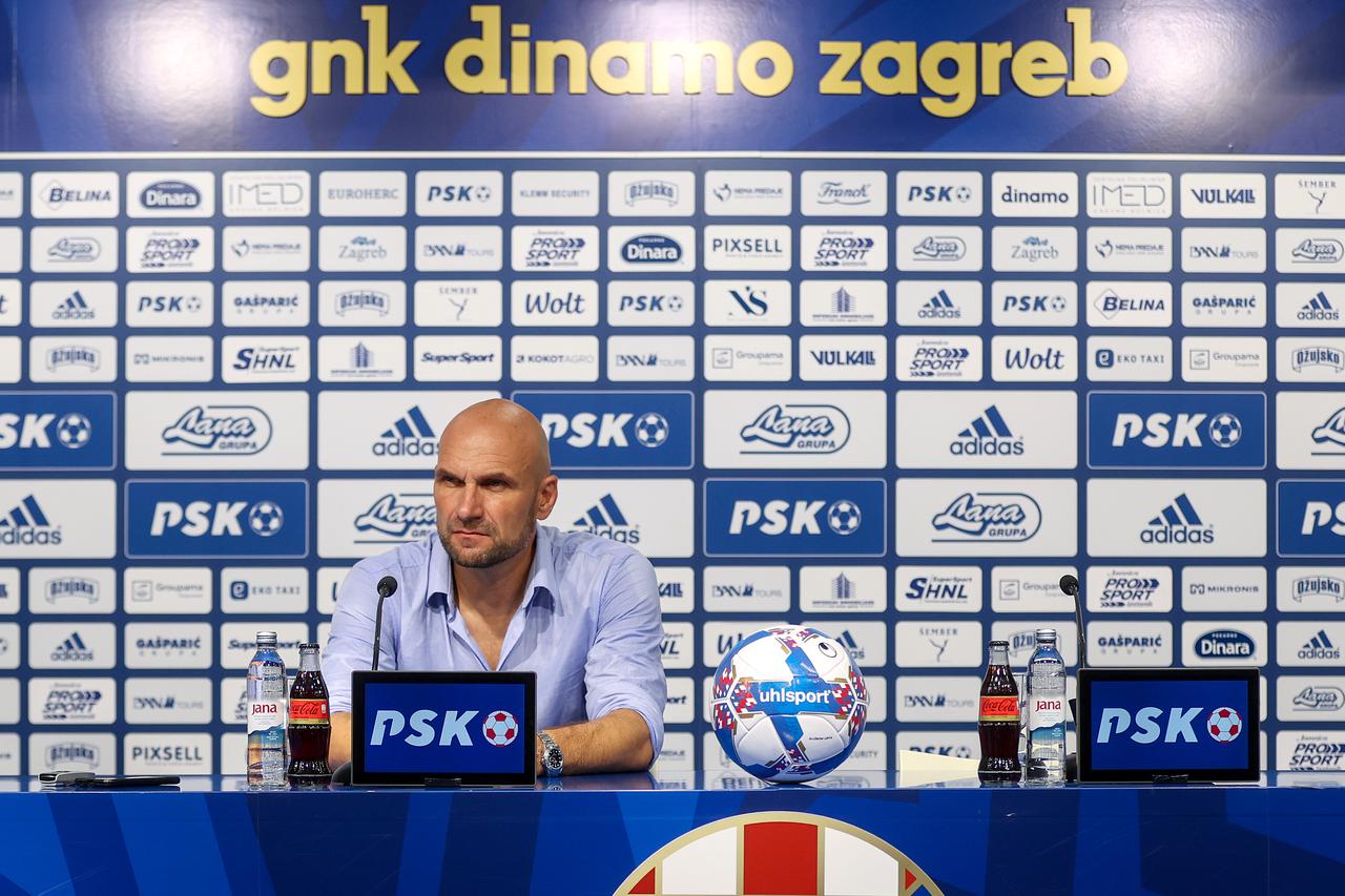 Konferencija za medije nakon utakmice 6. kola SuperSport HNL-a između Dinama i Rijeke