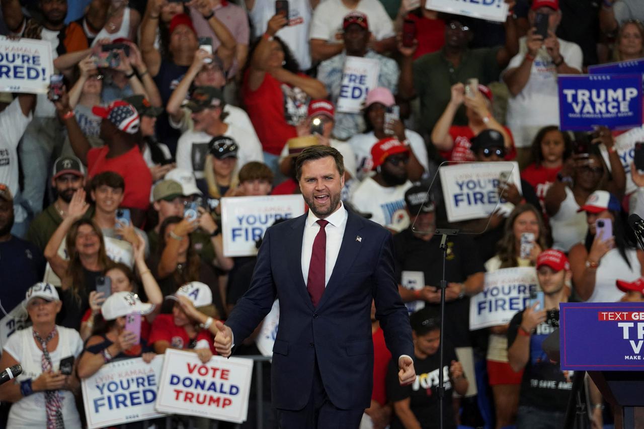 Republican presidential nominee and former U.S. President Trump holds a campaign rally, in Atlanta