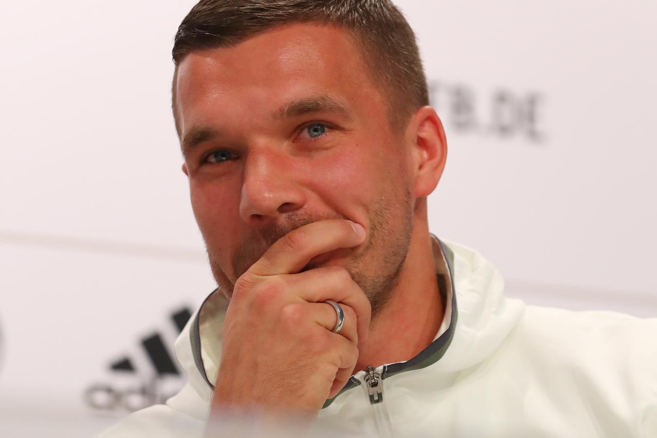 Podolski, konferencija za medije