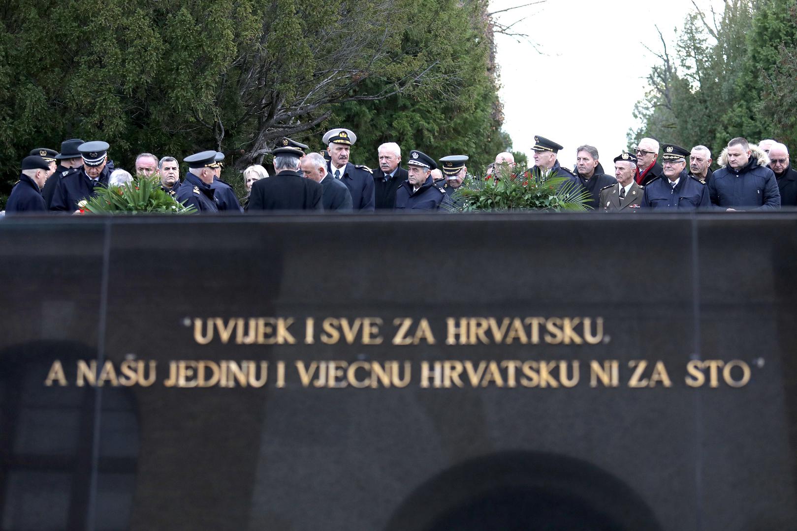 "Vodio je Hrvatsku u najtežim vremenima velikosrpske Miloševićeve agresije, za vrijeme Domovinskoga rata, oslobodio okupirane teritorije i svojom mudrošću, uz pomoć međunarodne zajednice  mirno reintegrirao Hrvatsko Podunavlje, inzistirao  na procesu pomirbe što je jedna od njegovih ključnih ostavština koju također njegujemo i na kojoj ćemo inzistirati", poručio je. 