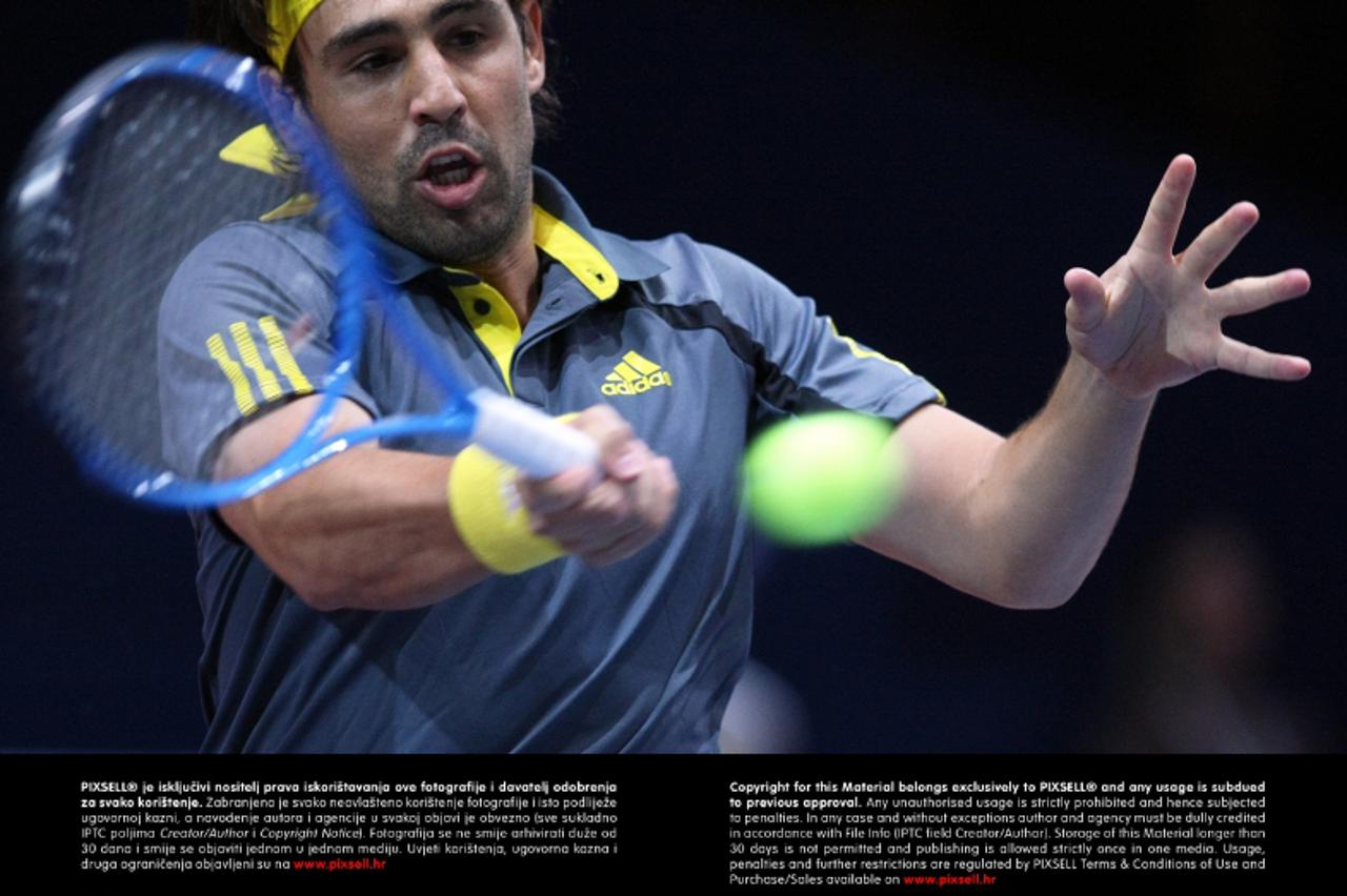 '06.02.2013., Dom sportova, Zagreb - ATP teniski turnir PBZ Zagreb Indoors 2013., Tobias Kamke (GER) - Marcos Baghdatis (CYP). Photo: Marko Prpic/PIXSELL'