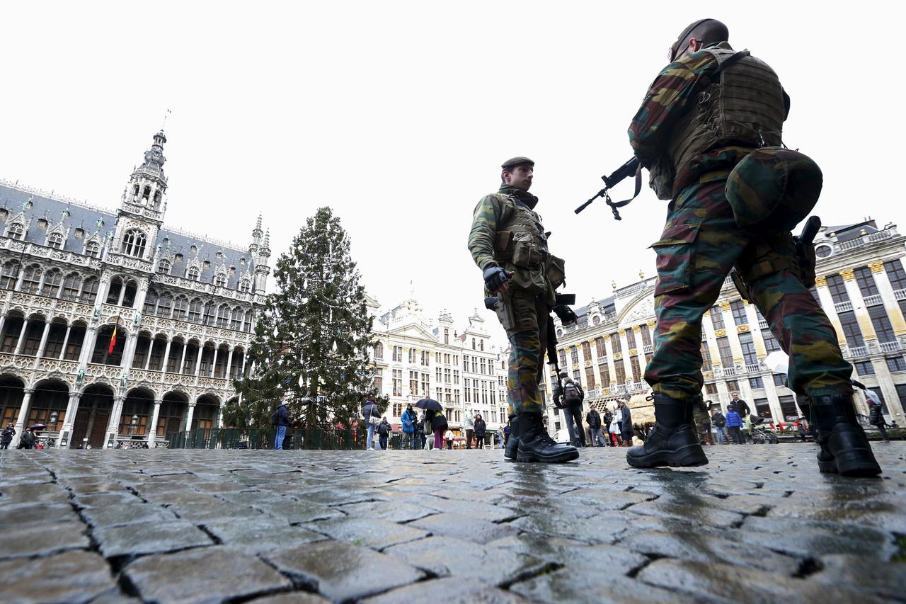 Vojska na ulicama Bruxellesa